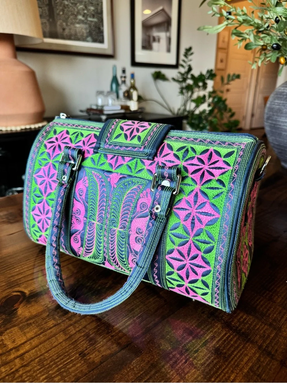 Banda Bags Mini Weekender Embroidered Bag | Boho Western Artisan